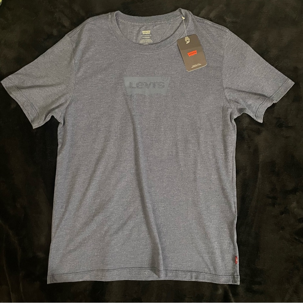 Levi's Blue Short Sleeve Tee Classic Cotton